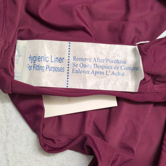 Andie The Hipster Bottom Plum Bikini Size M New - Picture 5 of 10